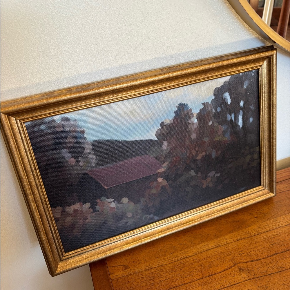 Studio McGee "Hidden Home" 11" x 17" Framed Wall Canvas Gold Frame